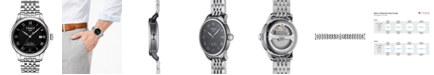 Tissot Men's Swiss T-Classic Le Locle Powermatic 80 Gray Stainless Steel Bracelet Watch 39.3mm